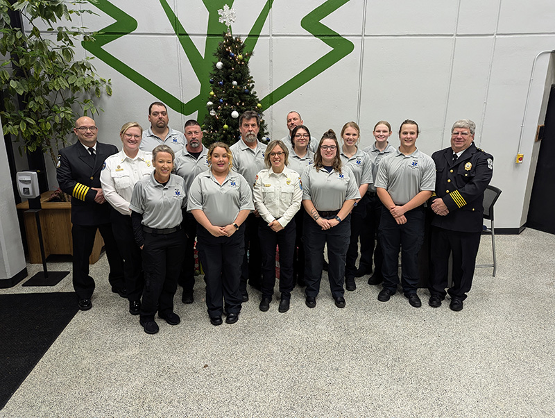 Students from McDowell Technical Community College’s Basic Law Enforcement Training (BLET) Program and Emergency Medical Services (EMS) Program graduated from their respective programs on Friday, December 13th